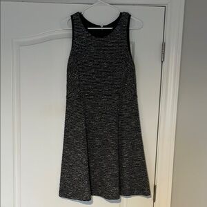 Black and White Sleeveless Dress J.Crew